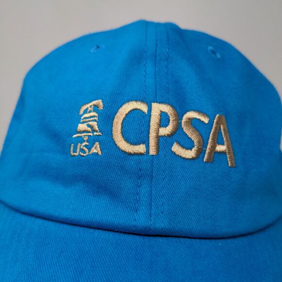Arakawa Men's Strapback Hat CPSA Blue Adjustable Embroidered Logo - Picture 4 of 12